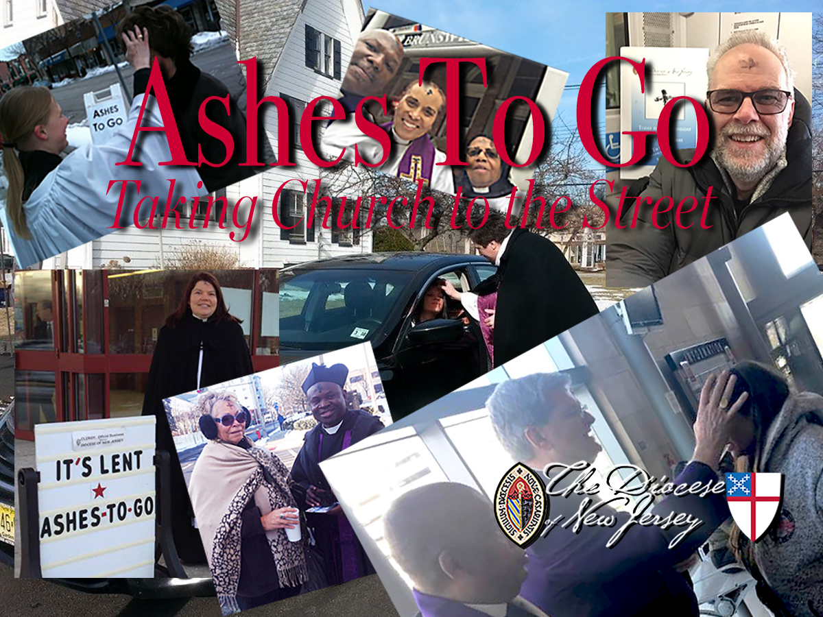 Many churches will be handing out Ashes to Go postcards as they impose ashes at community locations.
