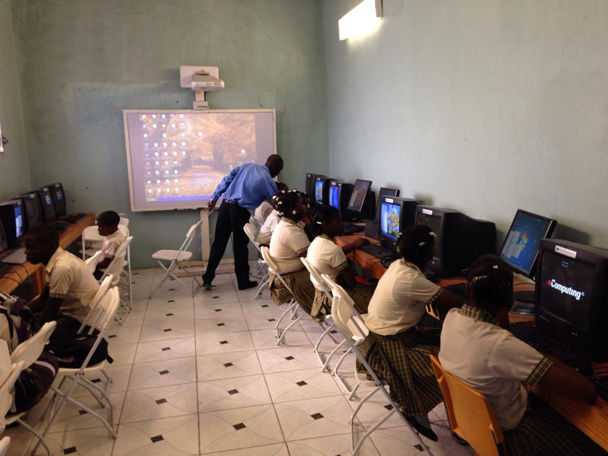 Redemption School's Computer lab in 2014