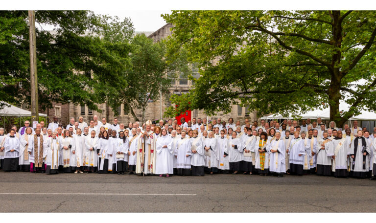 Clergy of the Diocese pose prior to the ordination of the 13th Bishop of New Jersey